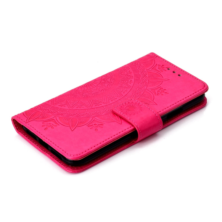For iPhone XS Max Totem Flower Embossed Horizontal Flip TPU + PU Leather Case with Holder & Card Slots & Wallet