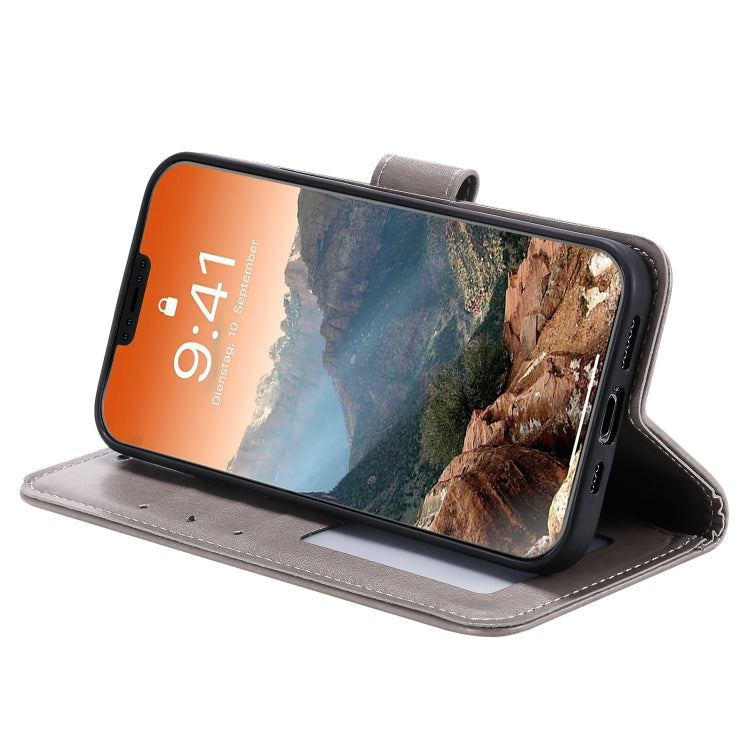 For iPhone 12 / 12 Pro Totem Flower Embossed Horizontal Flip TPU + PU Leather Case with Holder & Card Slots & Wallet