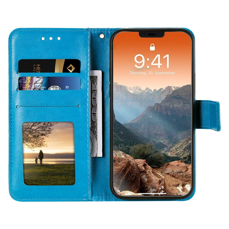 For iPhone 12 / 12 Pro Totem Flower Embossed Horizontal Flip TPU + PU Leather Case with Holder & Card Slots & Wallet