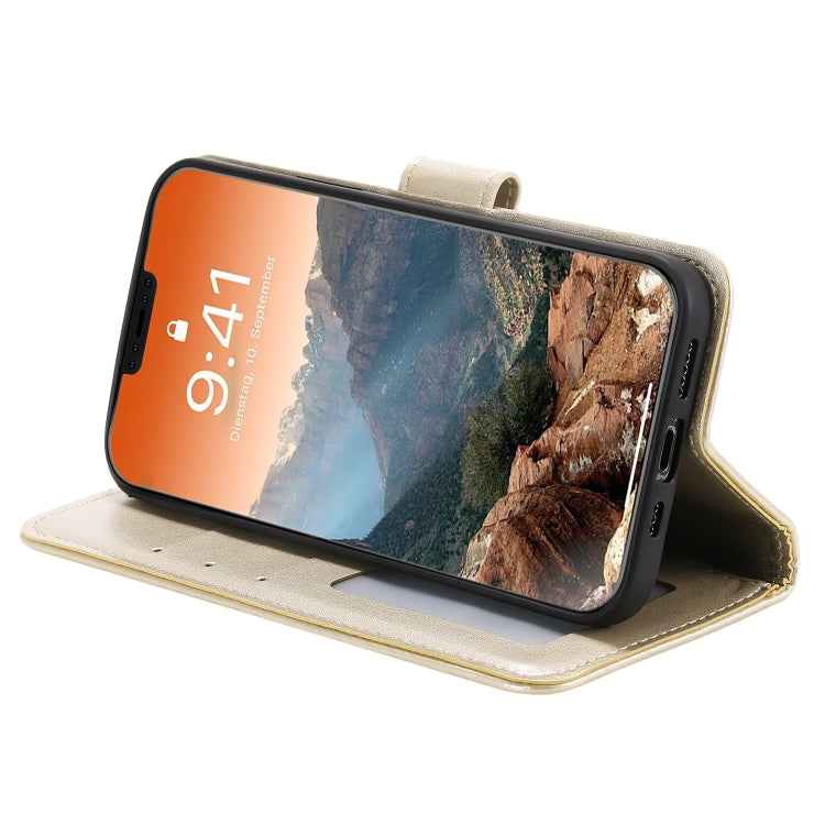 For iPhone 12 Pro Max Totem Flower Embossed Horizontal Flip TPU + PU Leather Case with Holder & Card Slots & Wallet