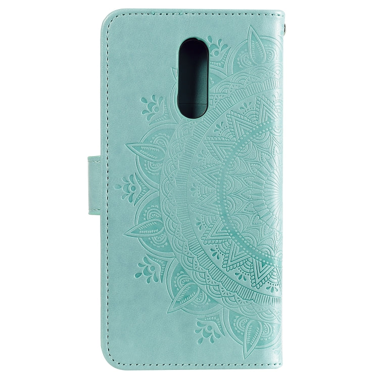 For LG Stylo 5 Totem Flower Embossed Horizontal Flip TPU + PU Leather Case with Holder & Card Slots & Wallet
