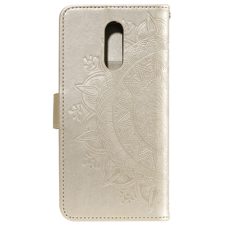 For LG Stylo 5 Totem Flower Embossed Horizontal Flip TPU + PU Leather Case with Holder & Card Slots & Wallet