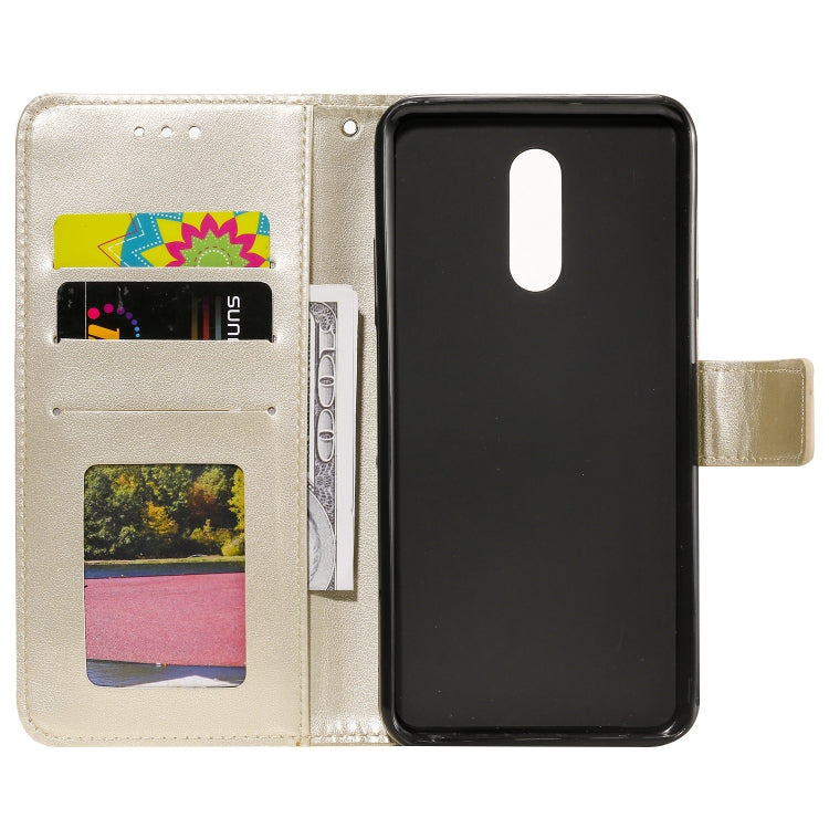 For LG Stylo 5 Totem Flower Embossed Horizontal Flip TPU + PU Leather Case with Holder & Card Slots & Wallet