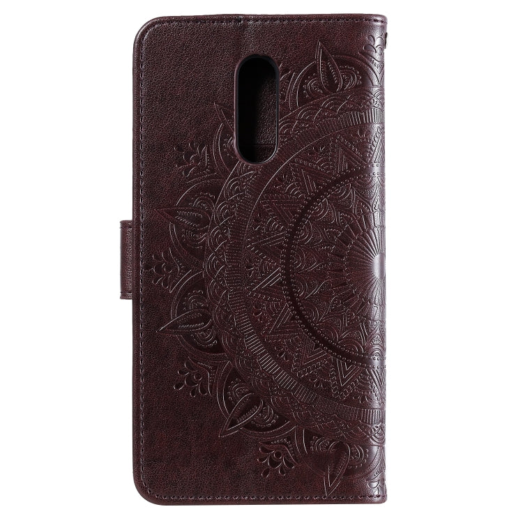For LG Stylo 5 Totem Flower Embossed Horizontal Flip TPU + PU Leather Case with Holder & Card Slots & Wallet