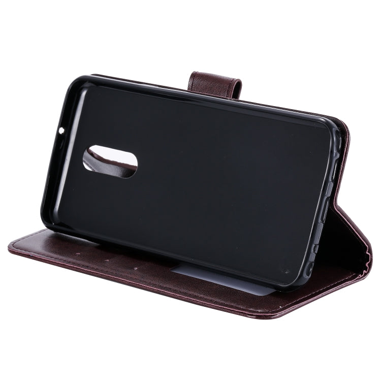 For LG Stylo 5 Totem Flower Embossed Horizontal Flip TPU + PU Leather Case with Holder & Card Slots & Wallet