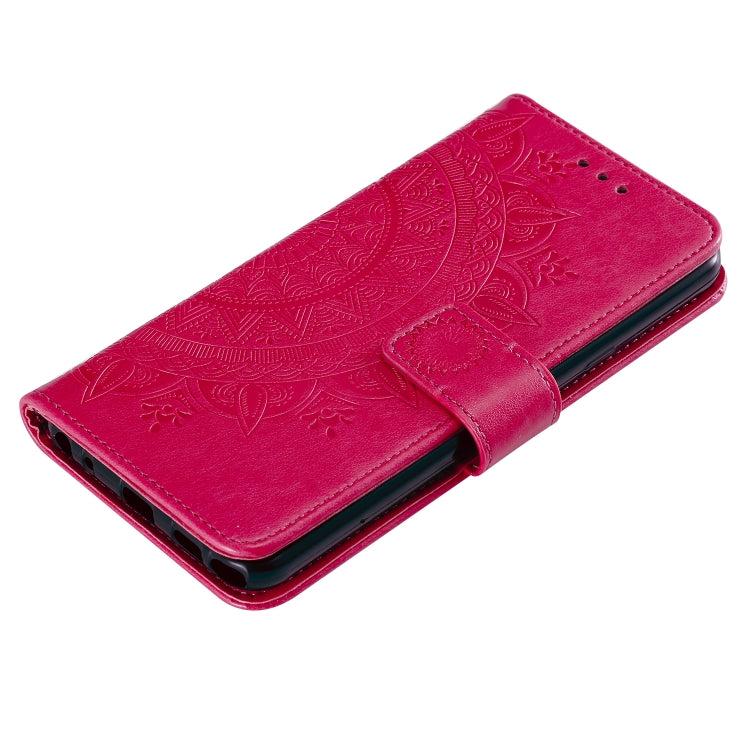 For LG Stylo 5 Totem Flower Embossed Horizontal Flip TPU + PU Leather Case with Holder & Card Slots & Wallet
