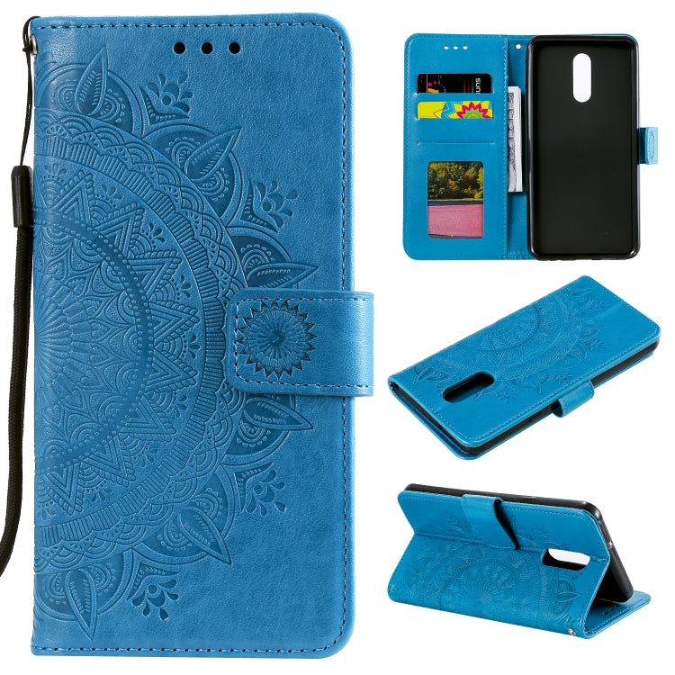 For LG Stylo 5 Totem Flower Embossed Horizontal Flip TPU + PU Leather Case with Holder & Card Slots & Wallet