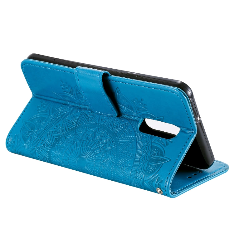 For LG Stylo 5 Totem Flower Embossed Horizontal Flip TPU + PU Leather Case with Holder & Card Slots & Wallet