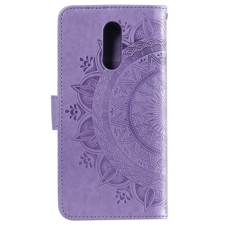 For LG Stylo 5 Totem Flower Embossed Horizontal Flip TPU + PU Leather Case with Holder & Card Slots & Wallet