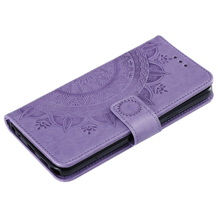 For LG Stylo 5 Totem Flower Embossed Horizontal Flip TPU + PU Leather Case with Holder & Card Slots & Wallet