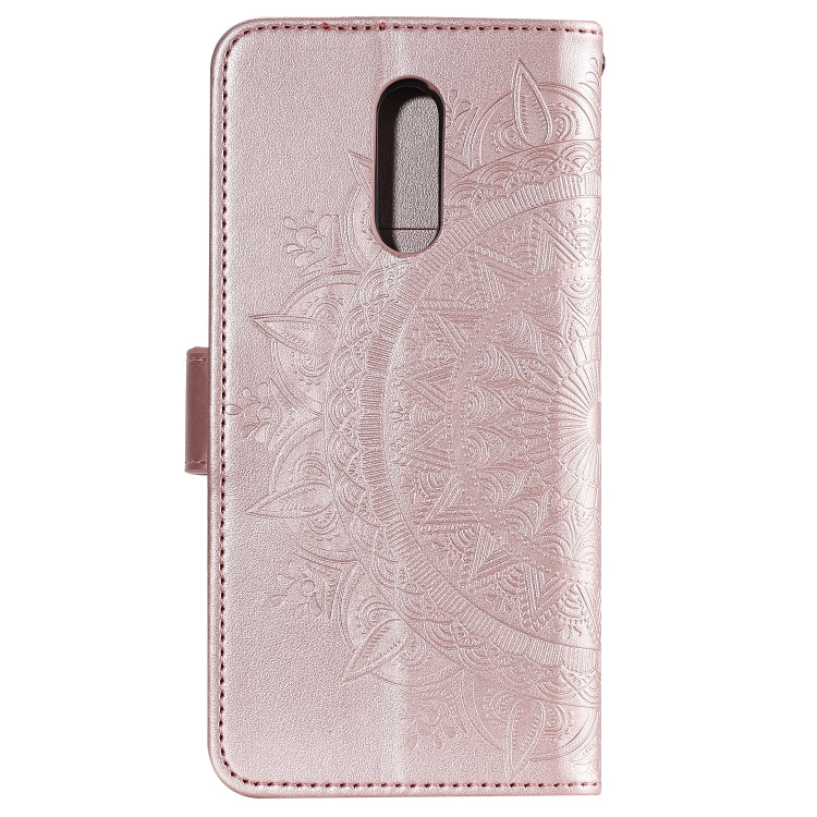 For LG Stylo 5 Totem Flower Embossed Horizontal Flip TPU + PU Leather Case with Holder & Card Slots & Wallet