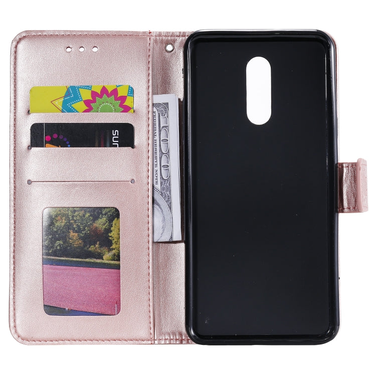 For LG Stylo 5 Totem Flower Embossed Horizontal Flip TPU + PU Leather Case with Holder & Card Slots & Wallet