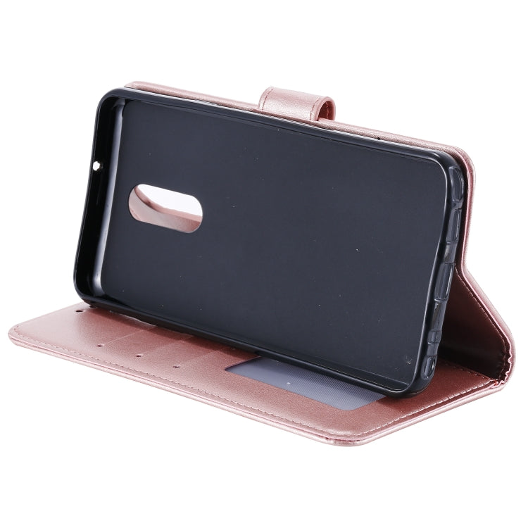 For LG Stylo 5 Totem Flower Embossed Horizontal Flip TPU + PU Leather Case with Holder & Card Slots & Wallet