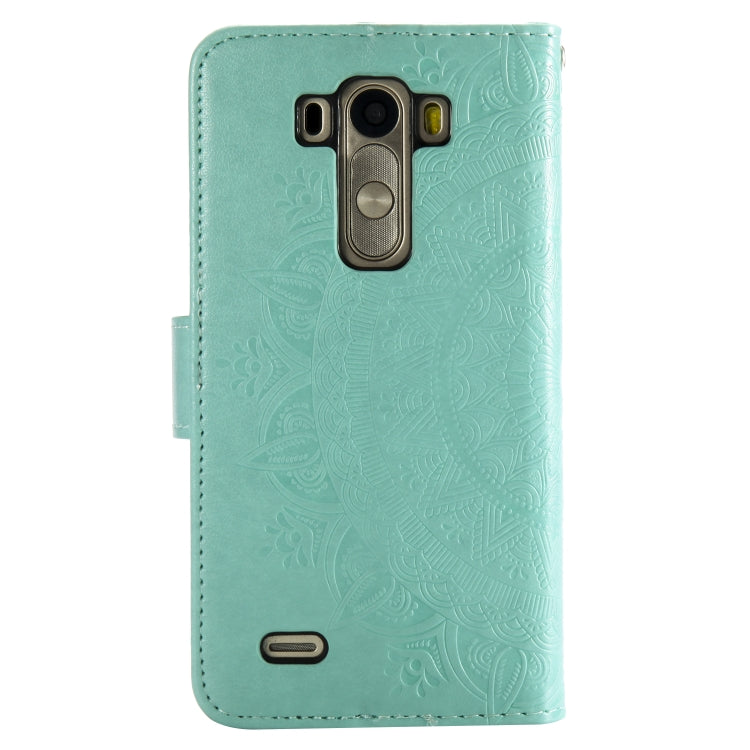 For LG G3 Totem Flower Embossed Horizontal Flip TPU + PU Leather Case with Holder & Card Slots & Wallet