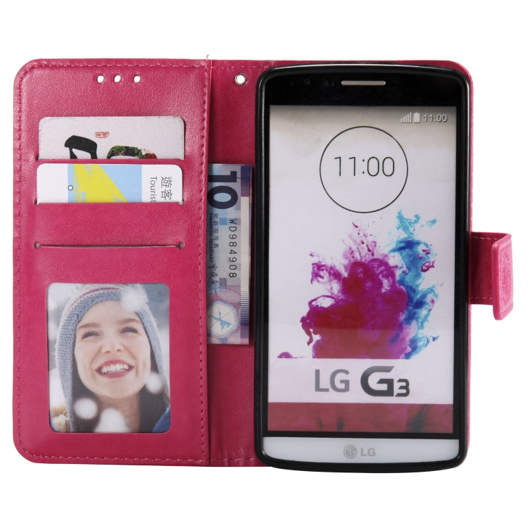 For LG G3 Totem Flower Embossed Horizontal Flip TPU + PU Leather Case with Holder & Card Slots & Wallet