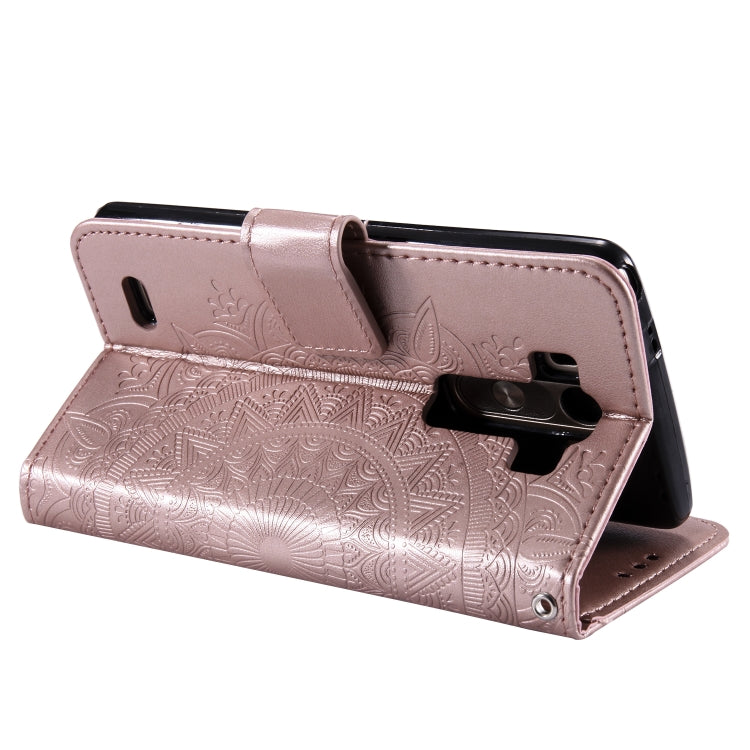 For LG G3 Totem Flower Embossed Horizontal Flip TPU + PU Leather Case with Holder & Card Slots & Wallet