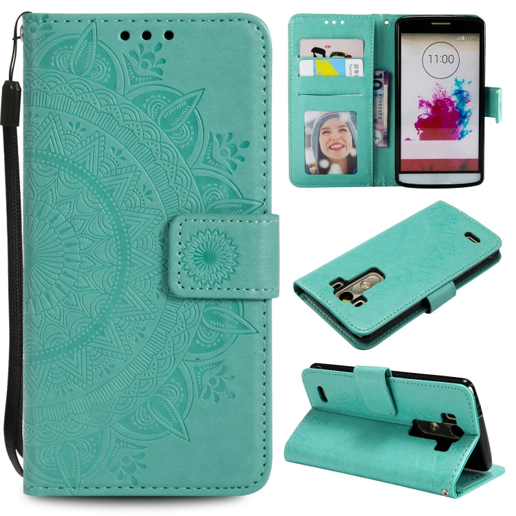 For LG G4 Totem Flower Embossed Horizontal Flip TPU + PU Leather Case with Holder & Card Slots & Wallet