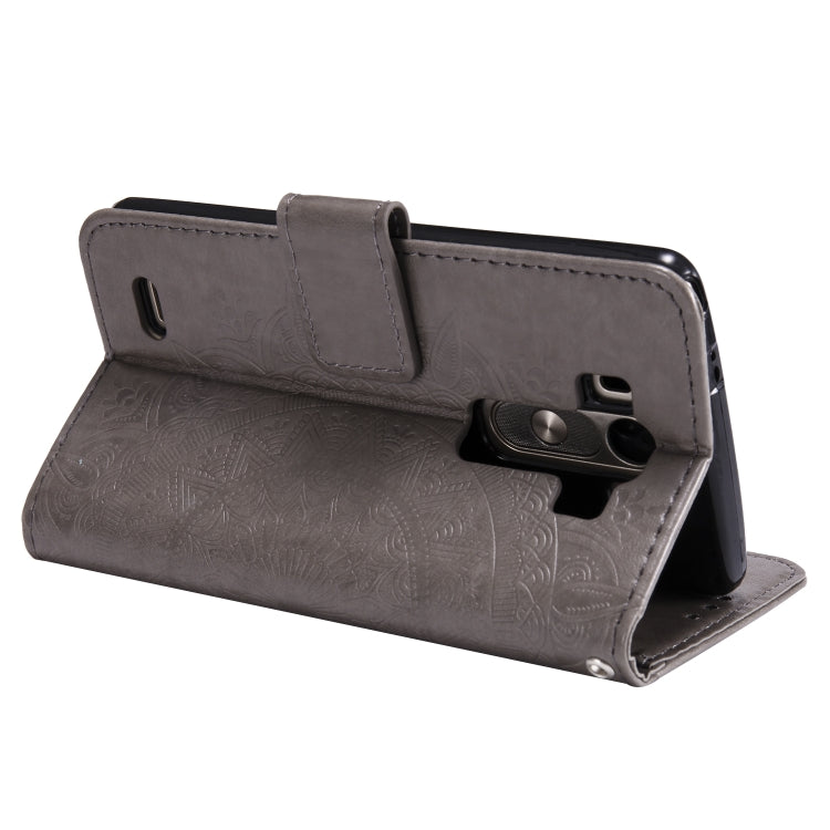 For LG G4 Totem Flower Embossed Horizontal Flip TPU + PU Leather Case with Holder & Card Slots & Wallet