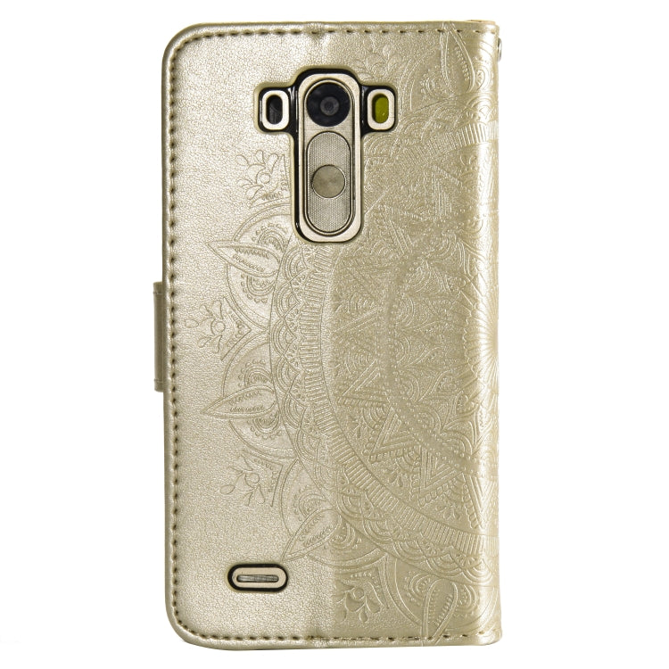 For LG G4 Totem Flower Embossed Horizontal Flip TPU + PU Leather Case with Holder & Card Slots & Wallet