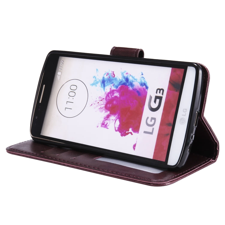 For LG G4 Totem Flower Embossed Horizontal Flip TPU + PU Leather Case with Holder & Card Slots & Wallet