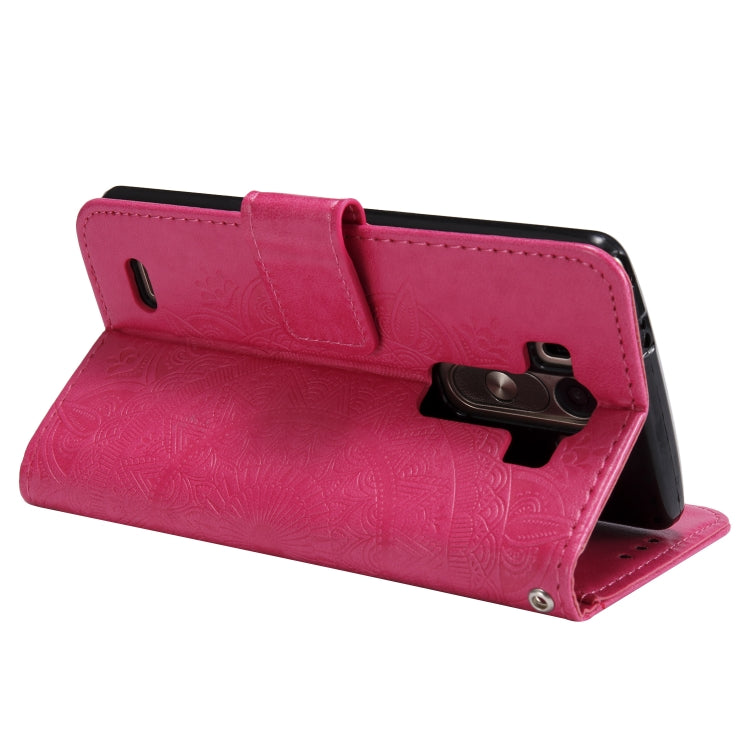 For LG G4 Totem Flower Embossed Horizontal Flip TPU + PU Leather Case with Holder & Card Slots & Wallet