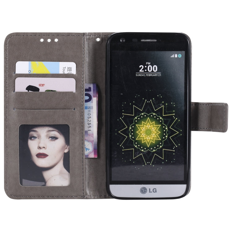 For LG G5 Totem Flower Embossed Horizontal Flip TPU + PU Leather Case with Holder & Card Slots & Wallet