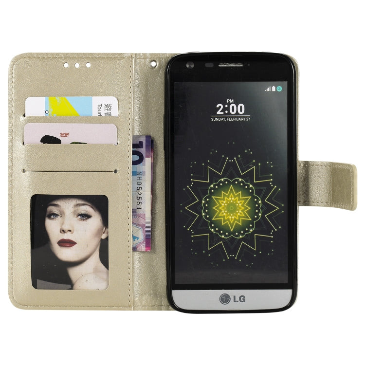 For LG G5 Totem Flower Embossed Horizontal Flip TPU + PU Leather Case with Holder & Card Slots & Wallet
