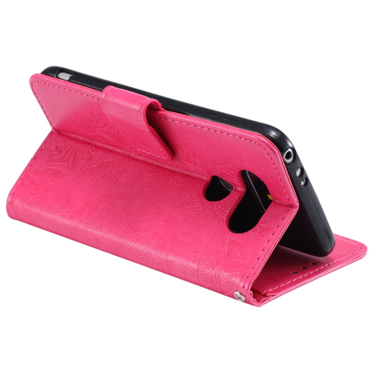 For LG G5 Totem Flower Embossed Horizontal Flip TPU + PU Leather Case with Holder & Card Slots & Wallet