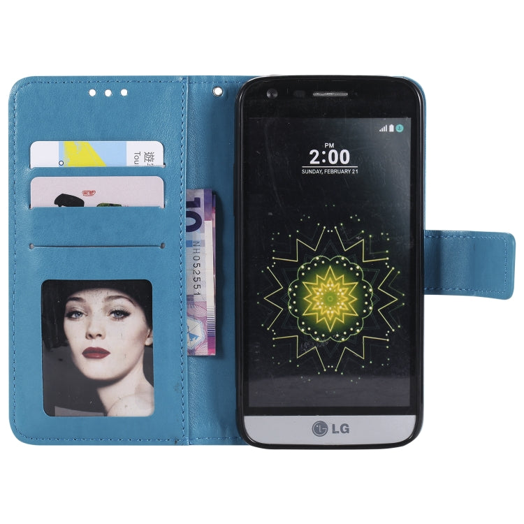 For LG G5 Totem Flower Embossed Horizontal Flip TPU + PU Leather Case with Holder & Card Slots & Wallet