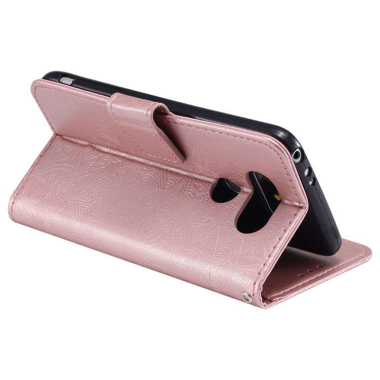 For LG G5 Totem Flower Embossed Horizontal Flip TPU + PU Leather Case with Holder & Card Slots & Wallet