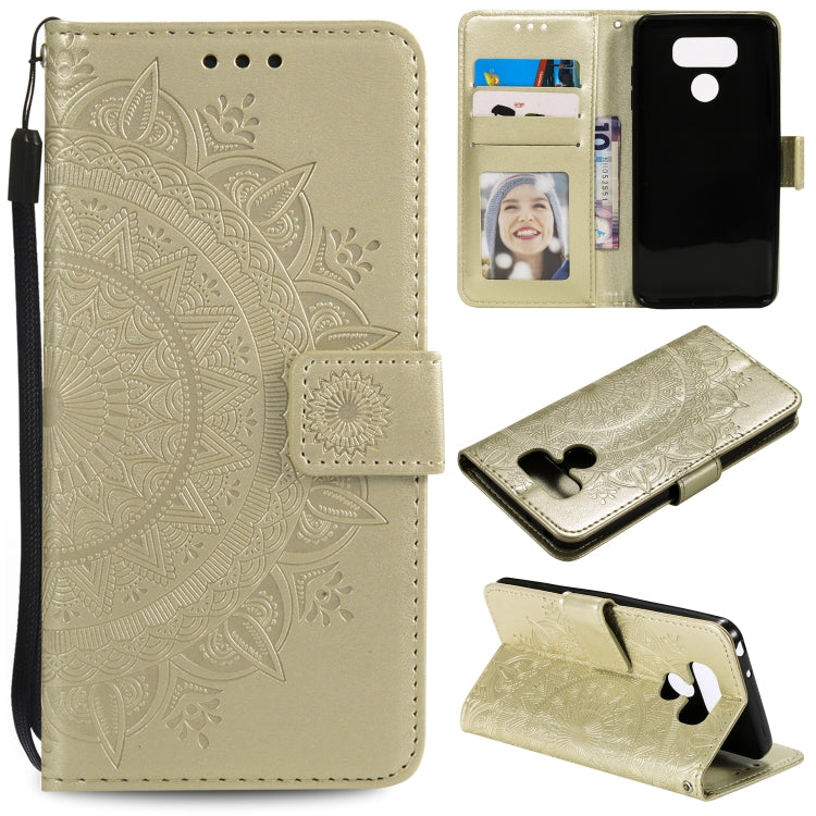 For LG G6 Totem Flower Embossed Horizontal Flip TPU + PU Leather Case with Holder & Card Slots & Wallet