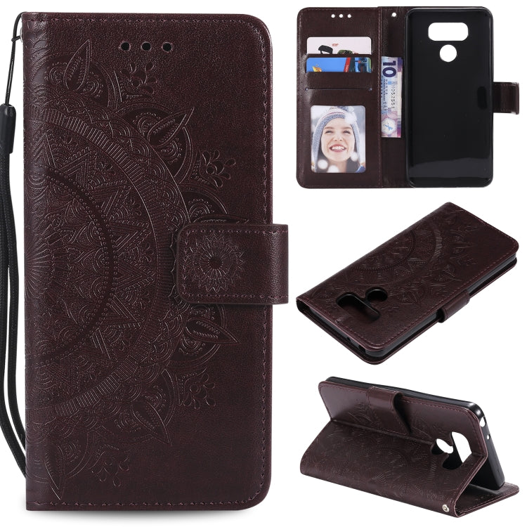 For LG G6 Totem Flower Embossed Horizontal Flip TPU + PU Leather Case with Holder & Card Slots & Wallet
