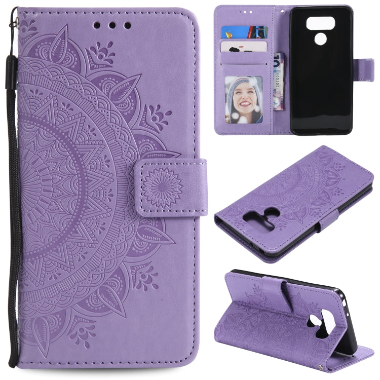 For LG G6 Totem Flower Embossed Horizontal Flip TPU + PU Leather Case with Holder & Card Slots & Wallet