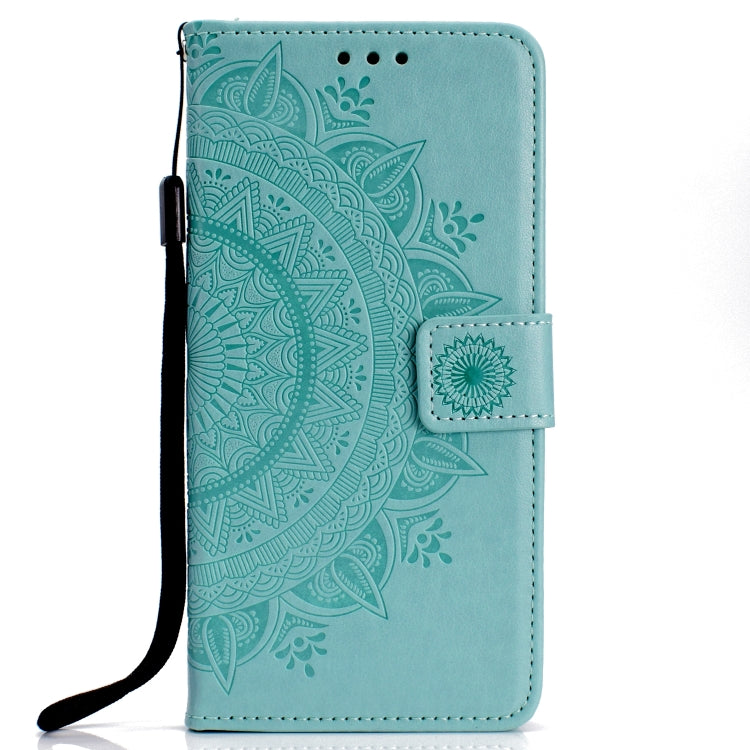 For LG G7 Totem Flower Embossed Horizontal Flip TPU + PU Leather Case with Holder & Card Slots & Wallet