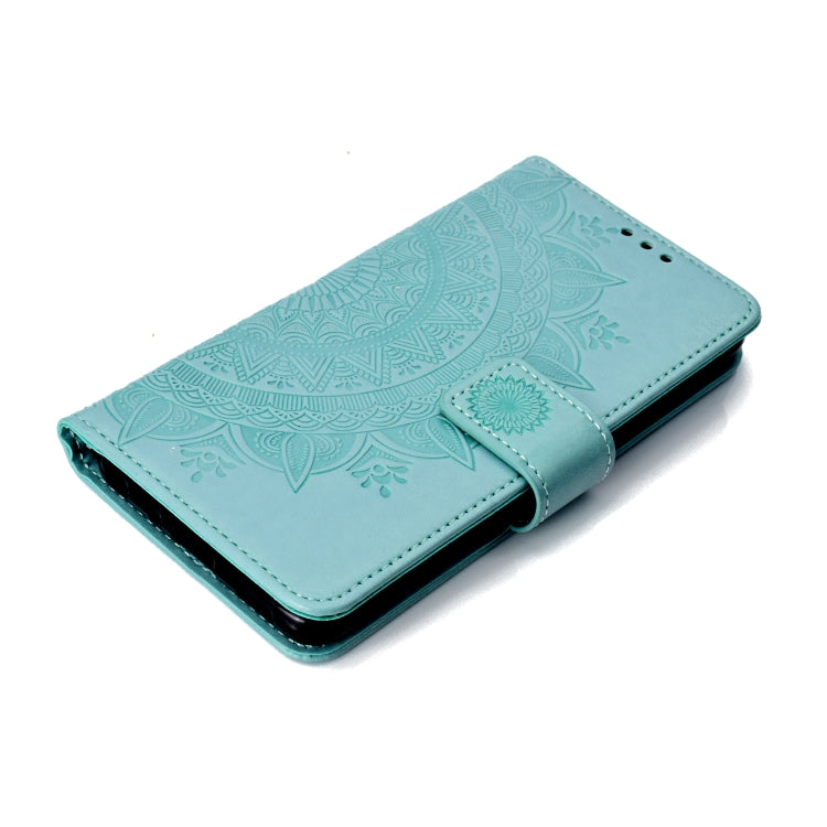 For LG G7 Totem Flower Embossed Horizontal Flip TPU + PU Leather Case with Holder & Card Slots & Wallet