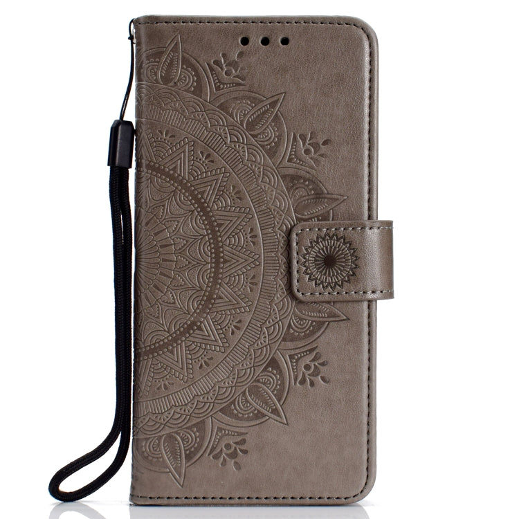 For LG G7 Totem Flower Embossed Horizontal Flip TPU + PU Leather Case with Holder & Card Slots & Wallet