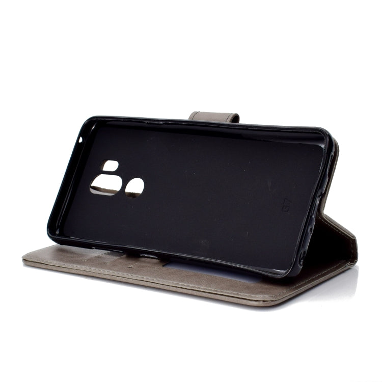 For LG G7 Totem Flower Embossed Horizontal Flip TPU + PU Leather Case with Holder & Card Slots & Wallet