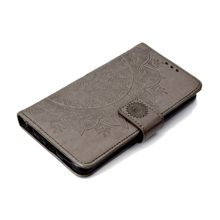 For LG G7 Totem Flower Embossed Horizontal Flip TPU + PU Leather Case with Holder & Card Slots & Wallet