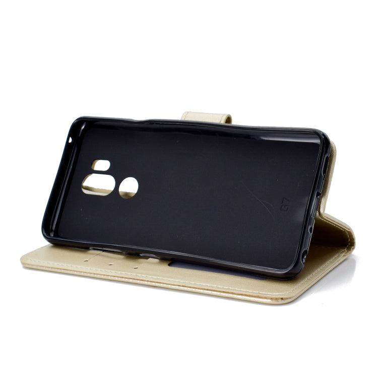 For LG G7 Totem Flower Embossed Horizontal Flip TPU + PU Leather Case with Holder & Card Slots & Wallet