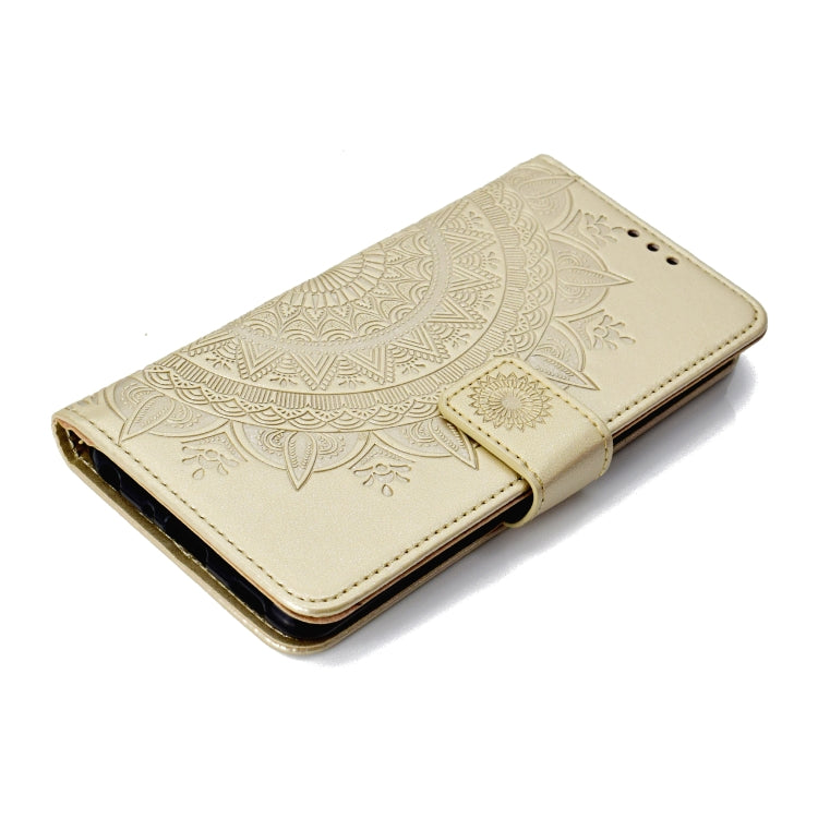For LG G7 Totem Flower Embossed Horizontal Flip TPU + PU Leather Case with Holder & Card Slots & Wallet