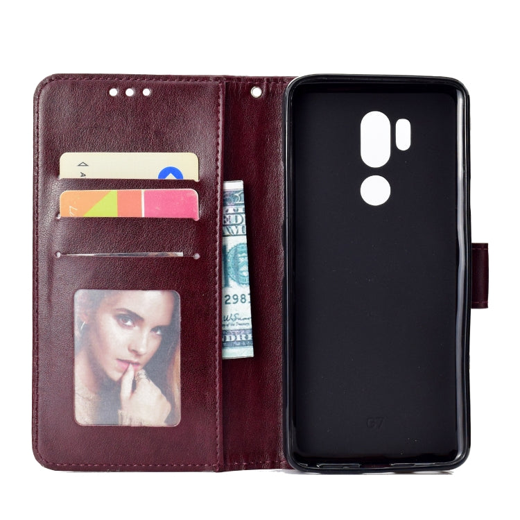 For LG G7 Totem Flower Embossed Horizontal Flip TPU + PU Leather Case with Holder & Card Slots & Wallet