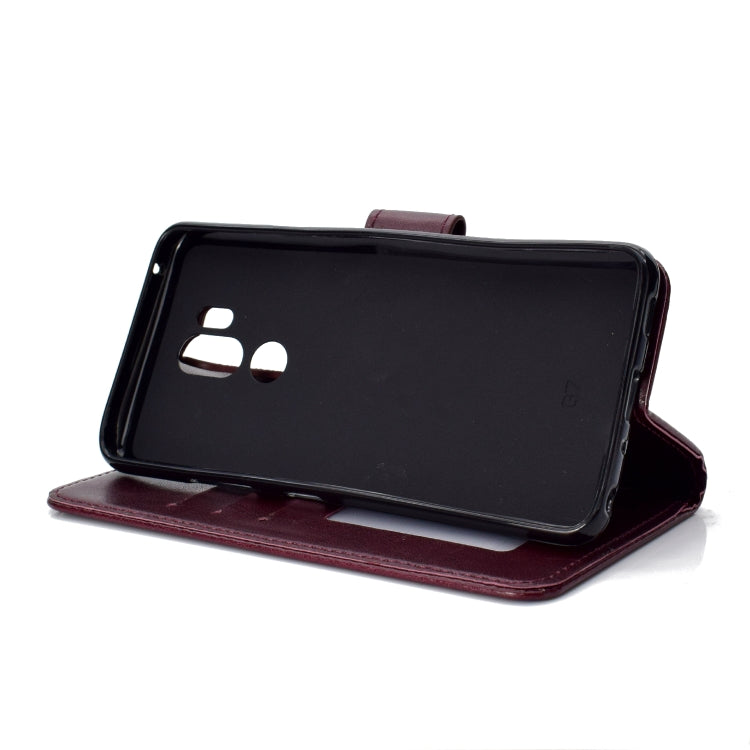 For LG G7 Totem Flower Embossed Horizontal Flip TPU + PU Leather Case with Holder & Card Slots & Wallet