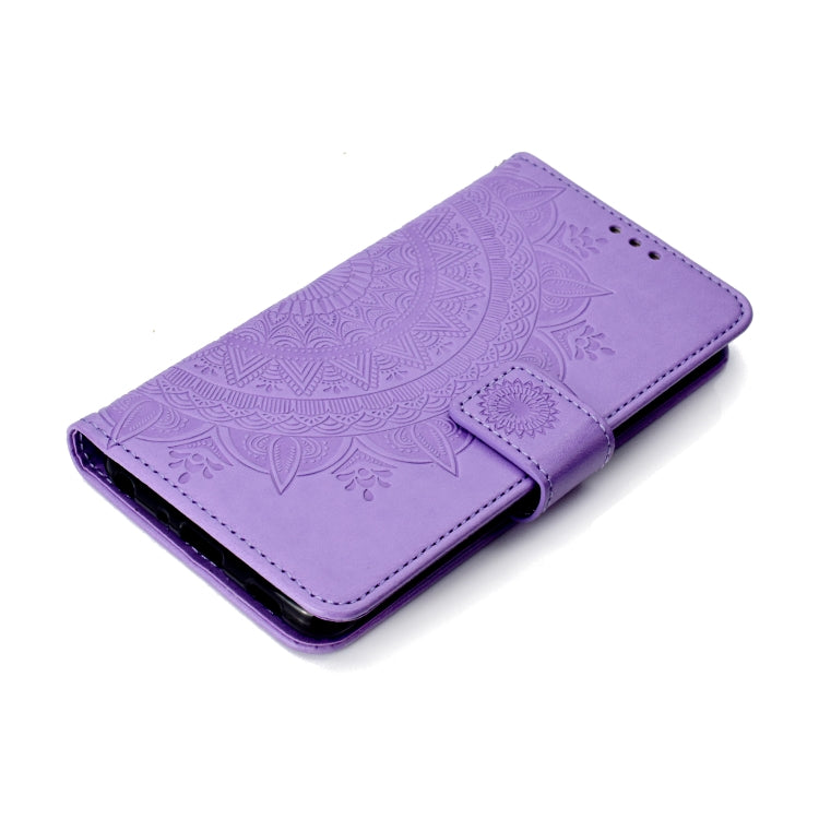 For LG G7 Totem Flower Embossed Horizontal Flip TPU + PU Leather Case with Holder & Card Slots & Wallet