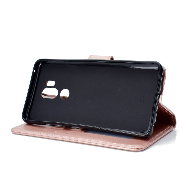 For LG G7 Totem Flower Embossed Horizontal Flip TPU + PU Leather Case with Holder & Card Slots & Wallet