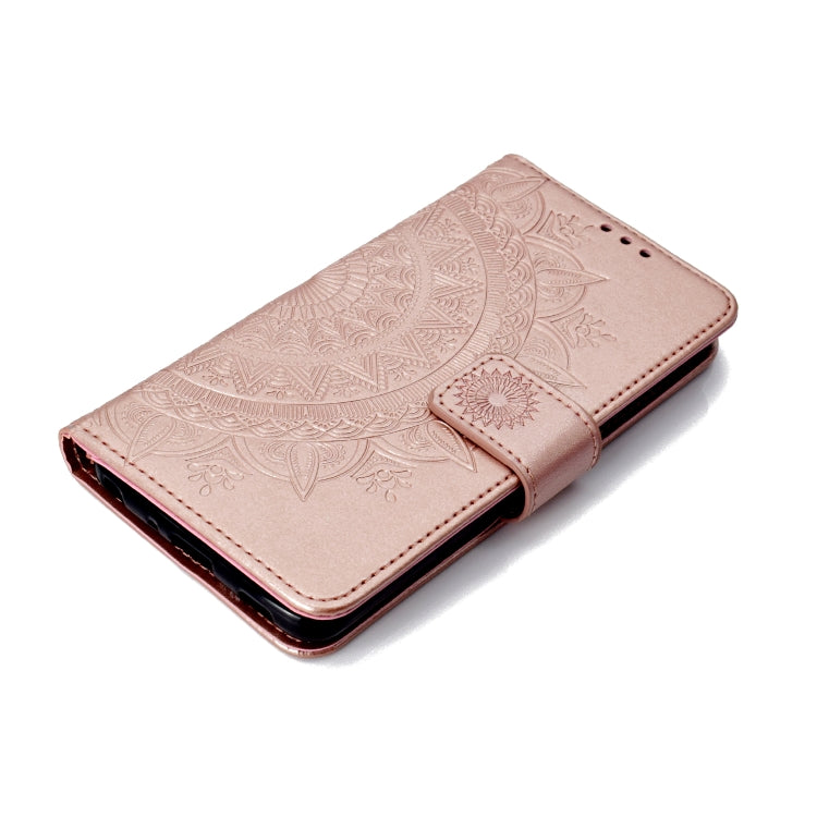 For LG G7 Totem Flower Embossed Horizontal Flip TPU + PU Leather Case with Holder & Card Slots & Wallet