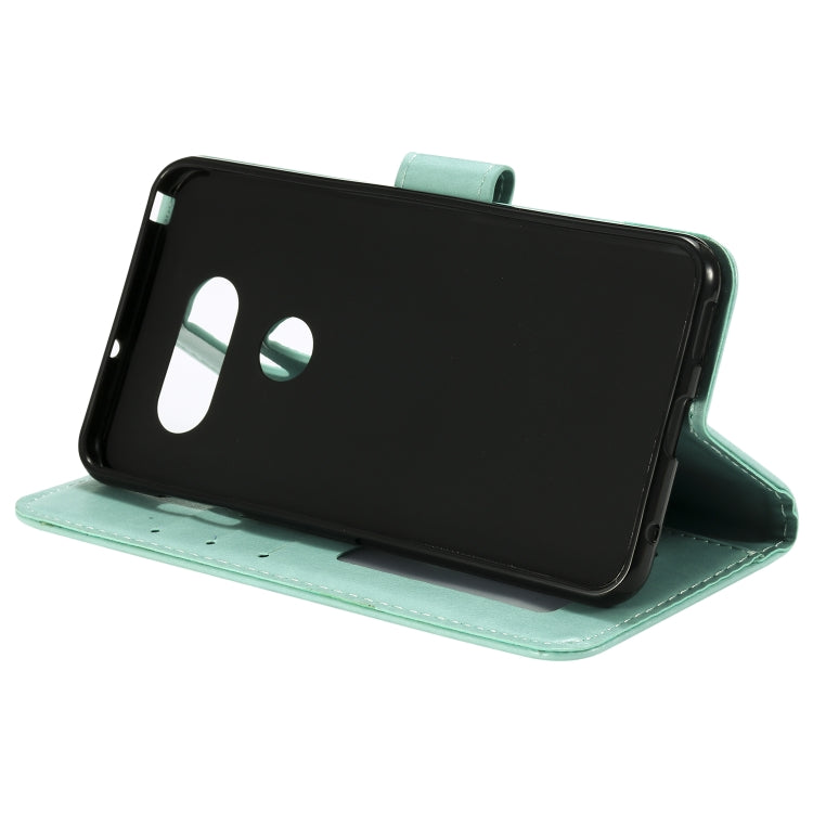 For LG G8s ThinQ Totem Flower Embossed Horizontal Flip TPU + PU Leather Case with Holder & Card Slots & Wallet