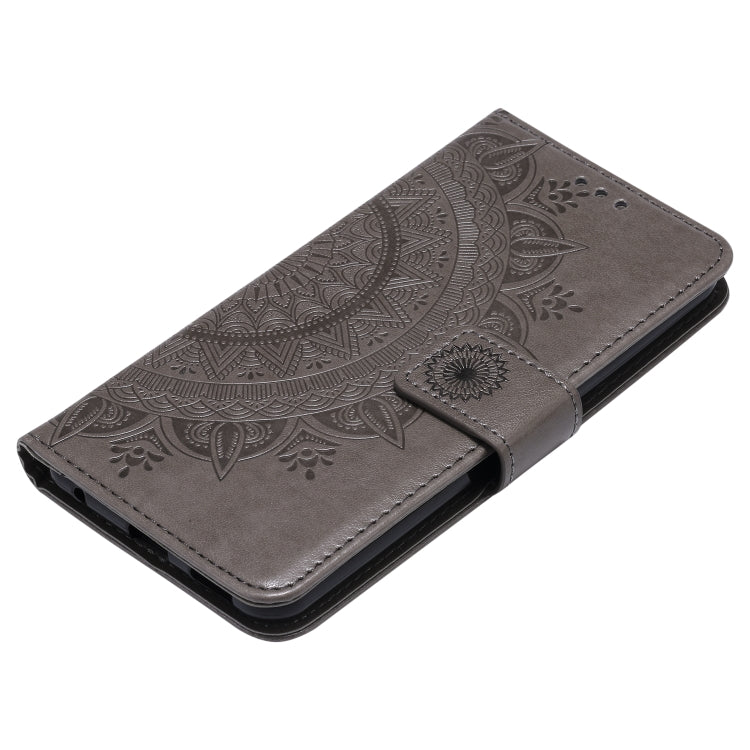 For LG G8s ThinQ Totem Flower Embossed Horizontal Flip TPU + PU Leather Case with Holder & Card Slots & Wallet