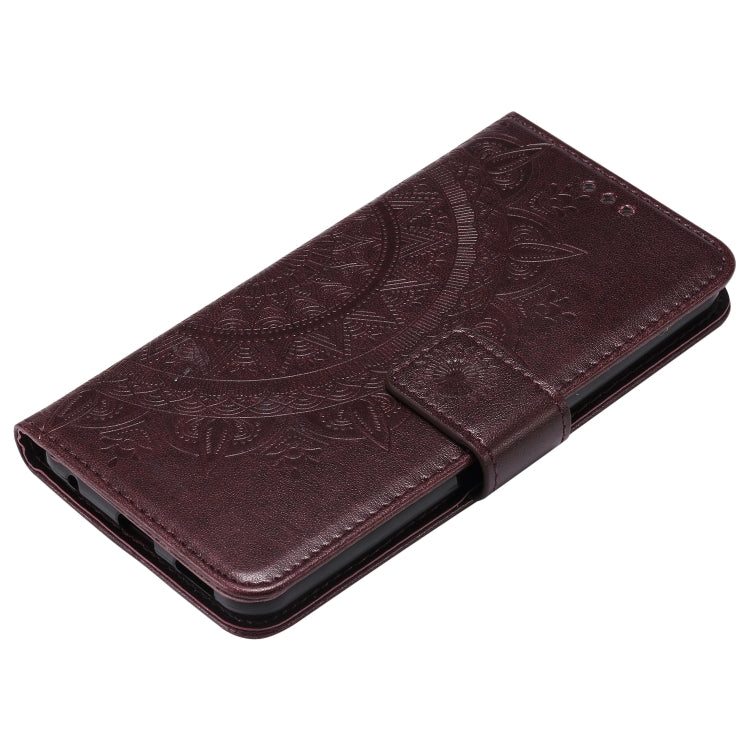 For LG G8s ThinQ Totem Flower Embossed Horizontal Flip TPU + PU Leather Case with Holder & Card Slots & Wallet