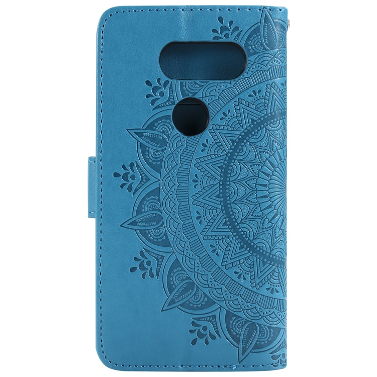 For LG G8s ThinQ Totem Flower Embossed Horizontal Flip TPU + PU Leather Case with Holder & Card Slots & Wallet
