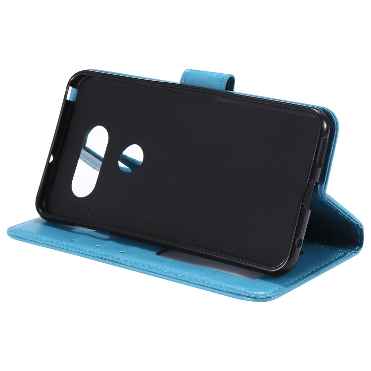 For LG G8s ThinQ Totem Flower Embossed Horizontal Flip TPU + PU Leather Case with Holder & Card Slots & Wallet
